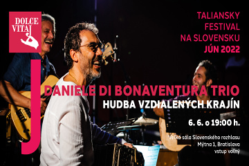 BA: Festival Dolce Vitaj - Daniele Di Bonaventura Trio !!!