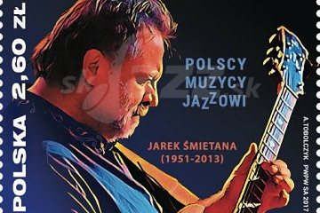 Na štátom vydanej známke je jazzman !!!